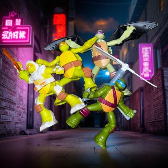 2002-2016 Viacom & Mirage Mixed Teenage Mutant Ninja Turtles Cockroach Splinter - Picture 2 of 5